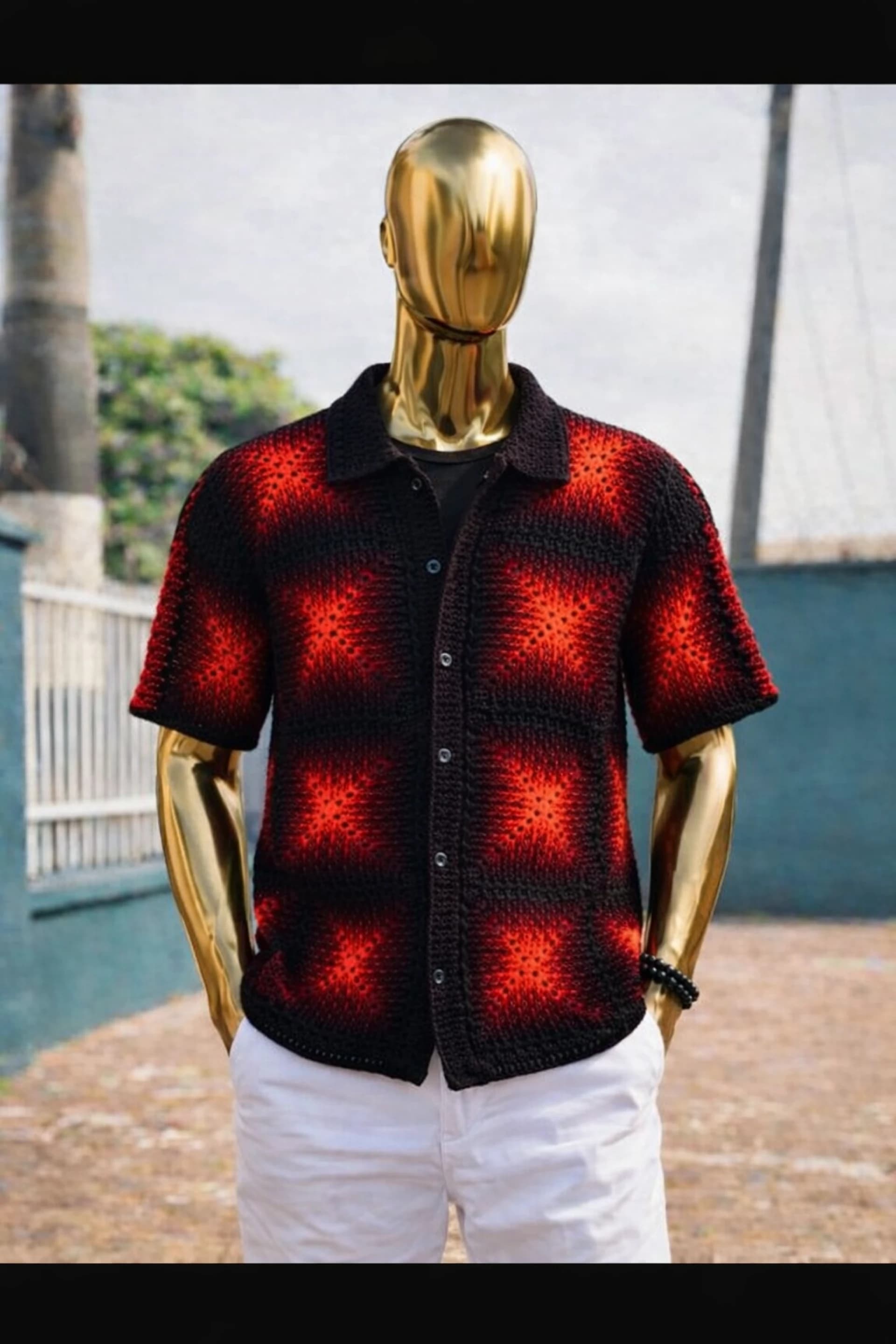 INFERNO CROCHET SHIRT