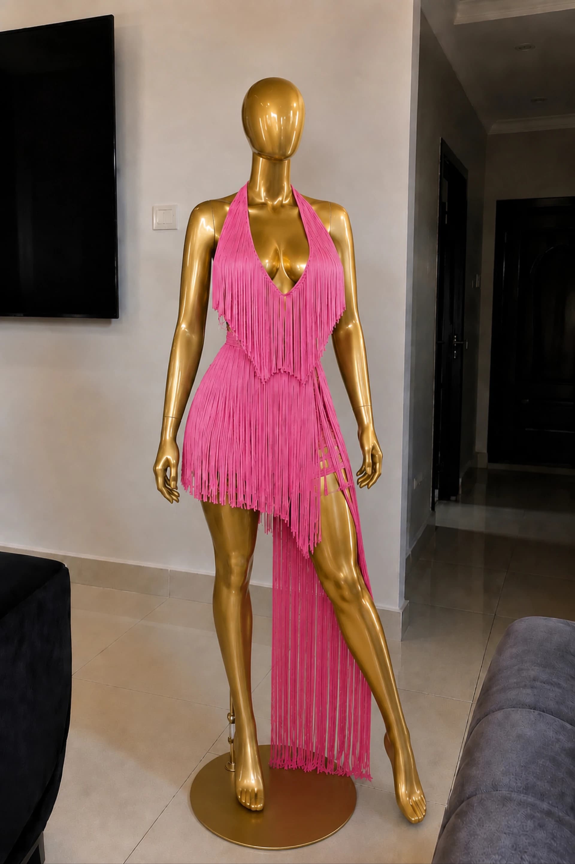 ZAYA FRINGE DRESS