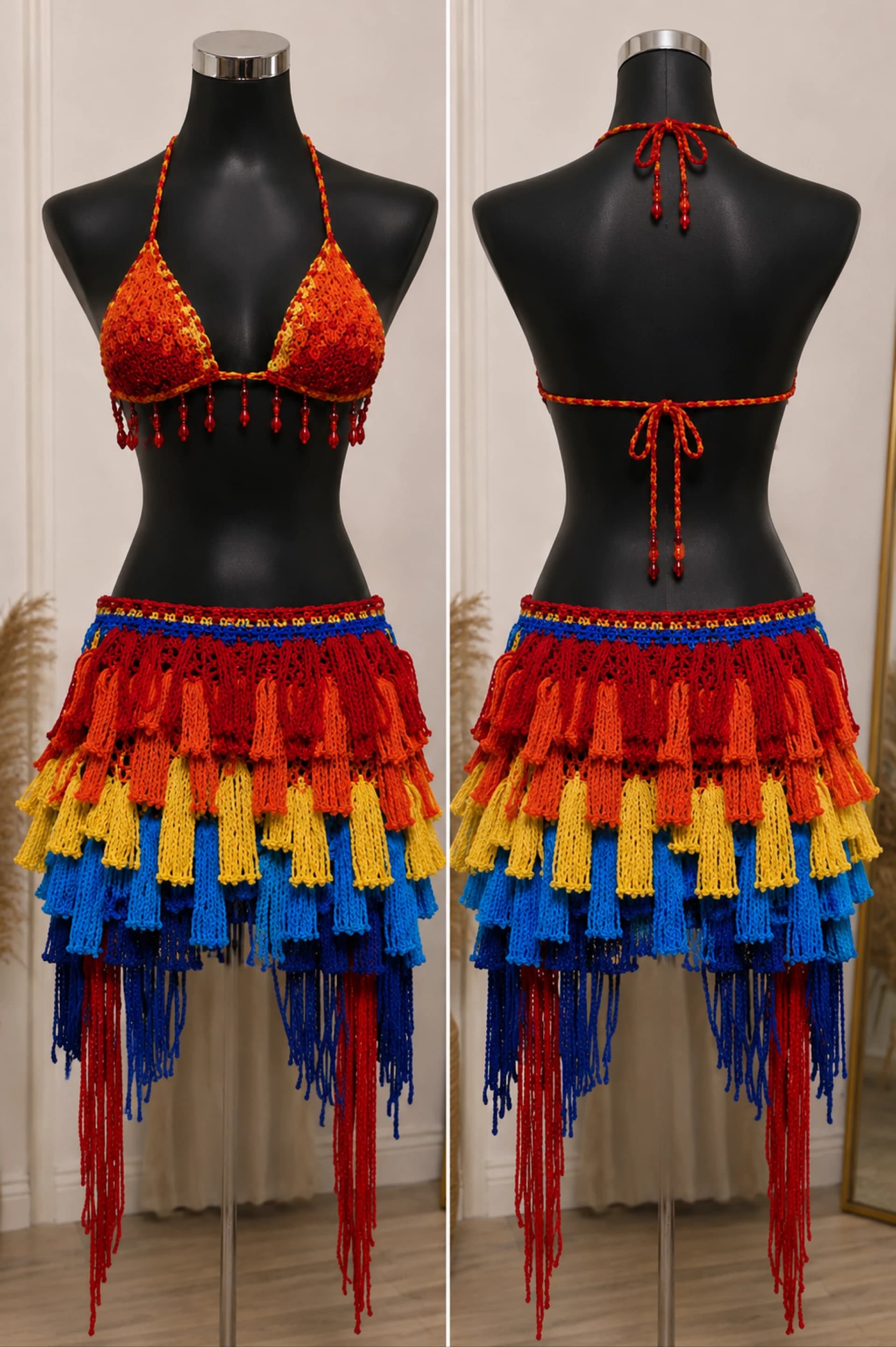 ZAFIRA FRINGE 2pc Set