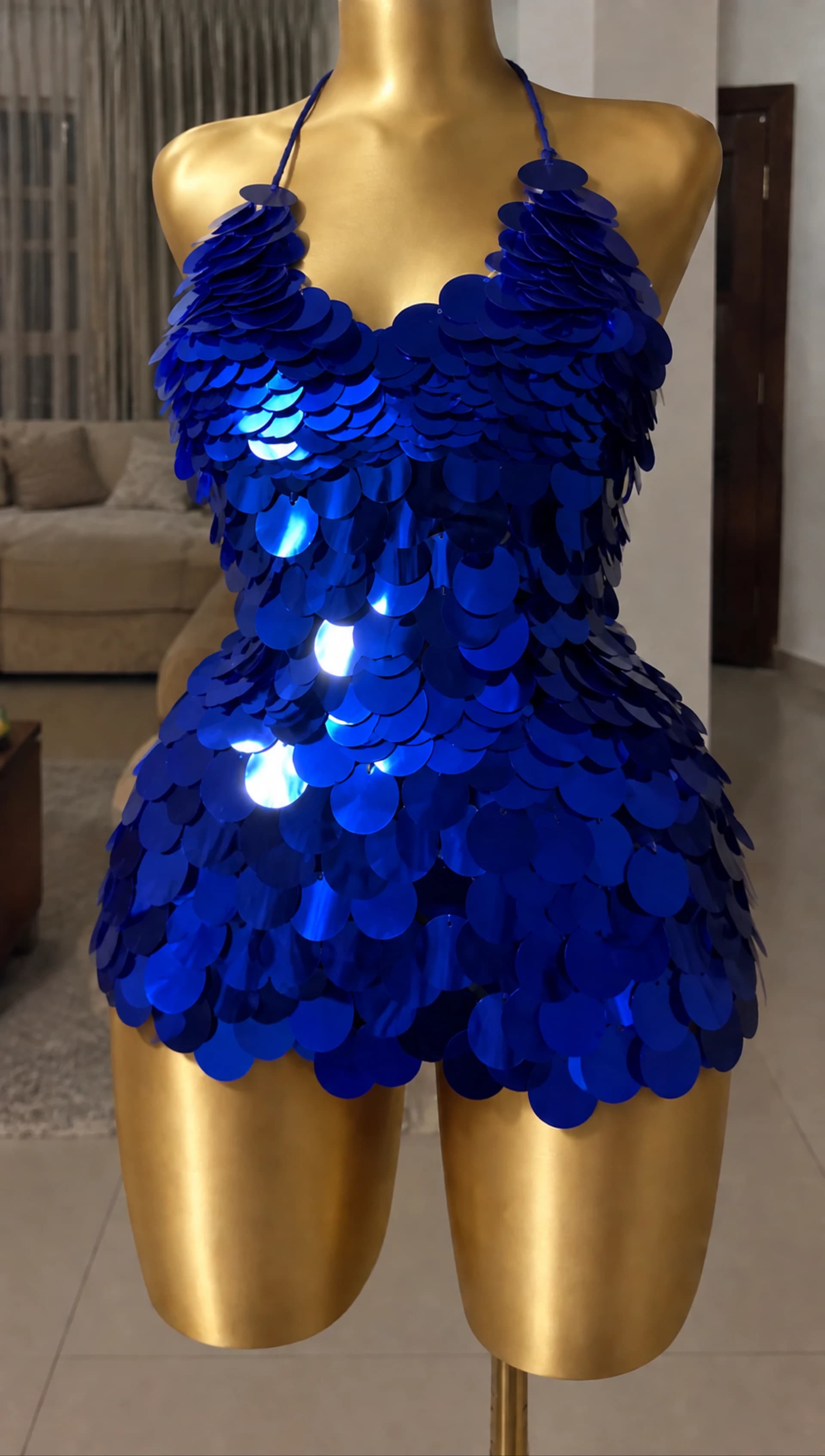 Azurielle Sequin Dress