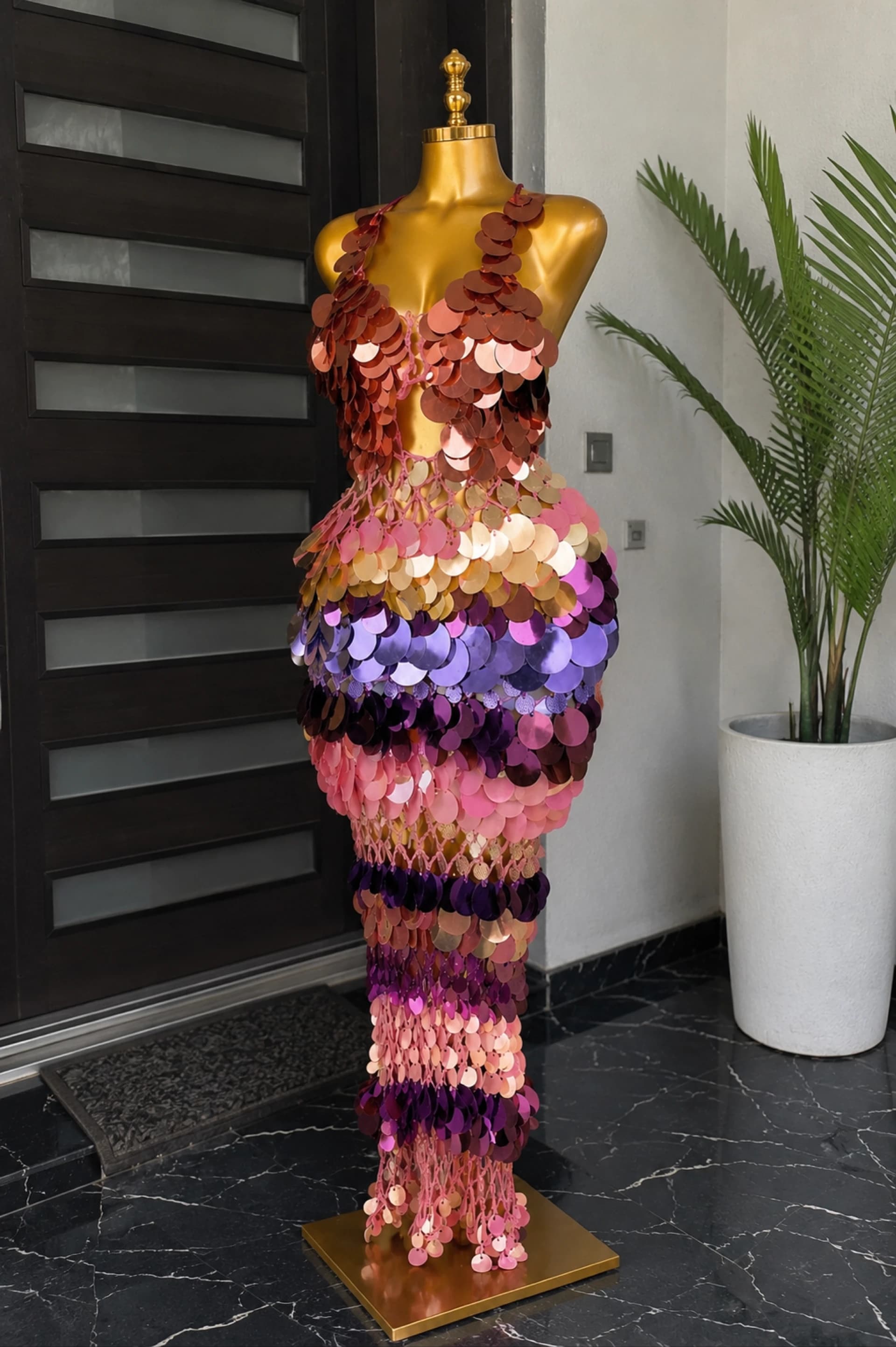 ORIELA SEQUIN DRESS